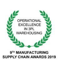 Operational excellence in 3PL warehousing, 9th Manufacturing Supply Chain Awards 2019