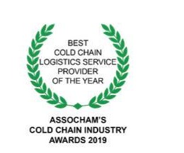 Best cold chain logistics service provider of the year, ASSOCHAM Cold Chain Industry Awards 2019